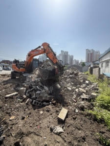 남양주 공장 철거 완파